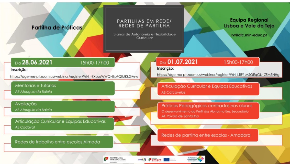 Encontro Autonomia e Flexibilidade Curricular: Partilhas em Rede/ Redes de Partilha - Equipa AFC - LVT